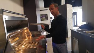 Brian Eskew of Twin Eagles Grills at Hubert's Fireplace Consultation + Design in Ottawa, Canada