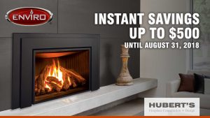 Enviro Fireplaces Sale at Hubert's Fireplace Consultation + Design in Ottawa